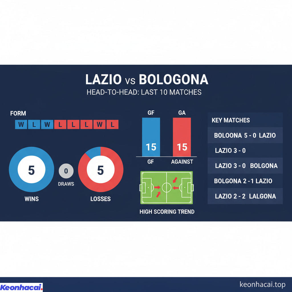 Trong 10 lần gặp gần nhất, mỗi đội đã giành 5 chiến thắng, không có trận hòa nào, điều này cho thấy sự cạnh tranh rất gay gắt